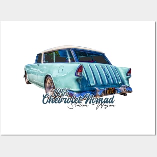 1955 Chevrolet Nomad Station Wagon Posters and Art